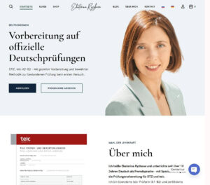German Language Tutor Website